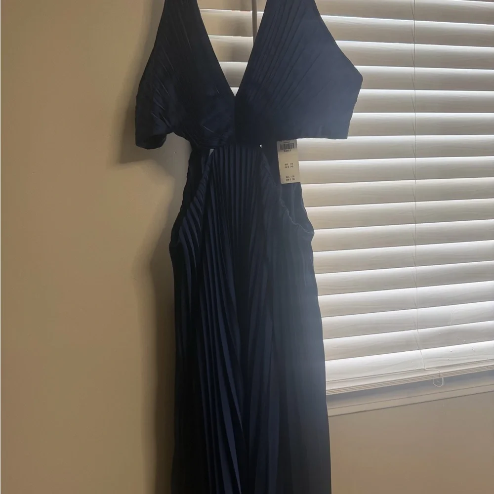 Abercrombie & Fitch Deep Blue Backless Dress - Picture 1 of 3